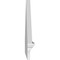 Ekena Millwork Peaked Cap Smooth Architectural PVC Combination Pediment, 66"W x 23-3/8"H x 2-3/4"P (Pitch 6/12) PEDPC066X235PKC00 - alternate 6